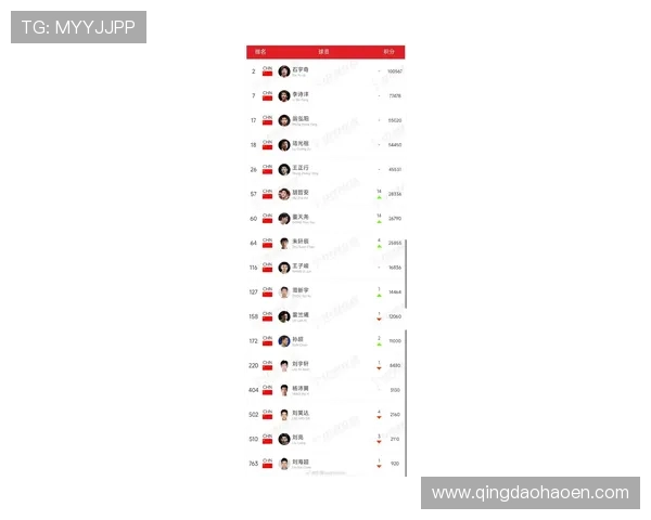 北京羽毛球队在全国羽毛球个人能力排行榜中荣登第九名展现出强劲实力